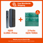 IQOS ILUMA i Prime Premium Kit + TEREA Stick 2 Pack (400 Sticks)