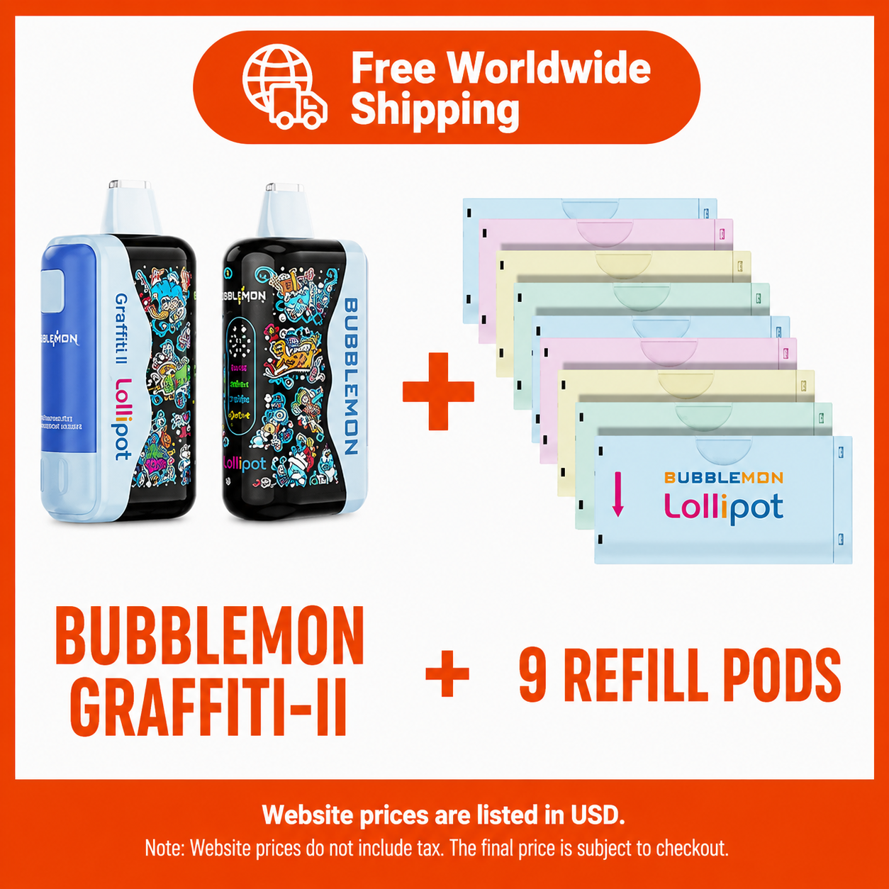 72a60ee7-775d-408c-a21b-5637eb450fd5 Bubblemon Gen 2 GRAFFITI-II +9 Pods Bubblemon Gen 2 Shiny VAPE 30000 Puffs Bubbles Monster - Image 1
