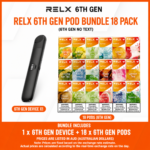 Rui Ke 6th Generation Vape Kit (18 Pods)
