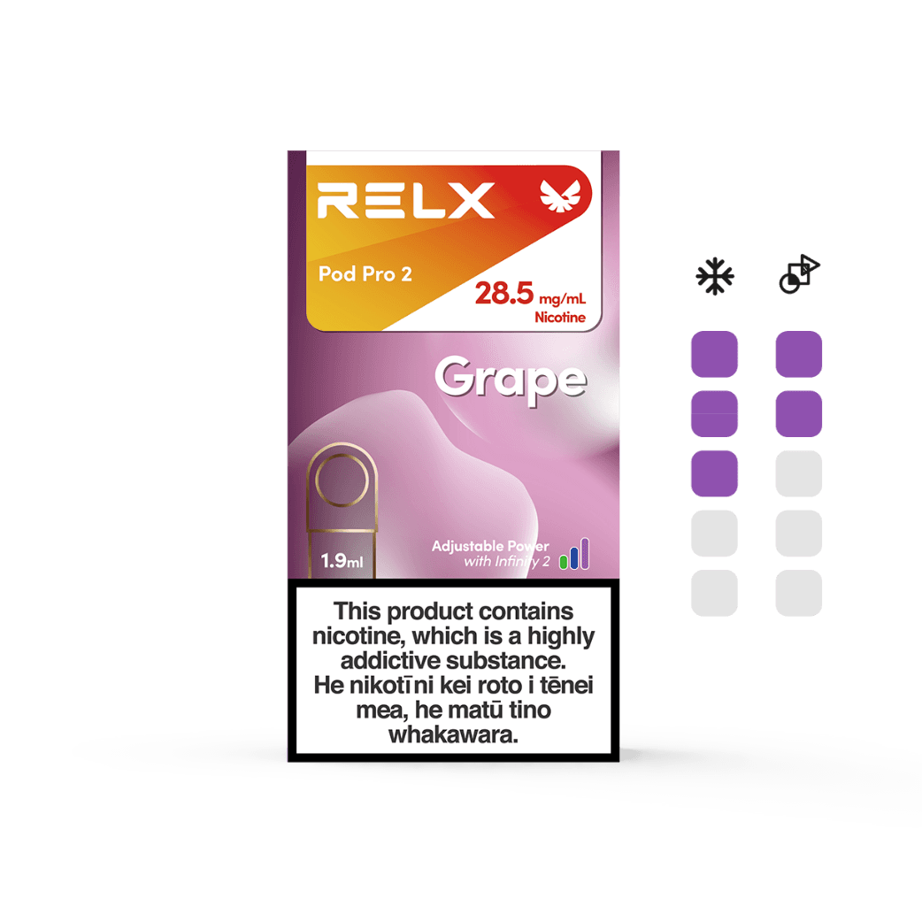 10 RELX 6th Generation Juicy Grape Single Units